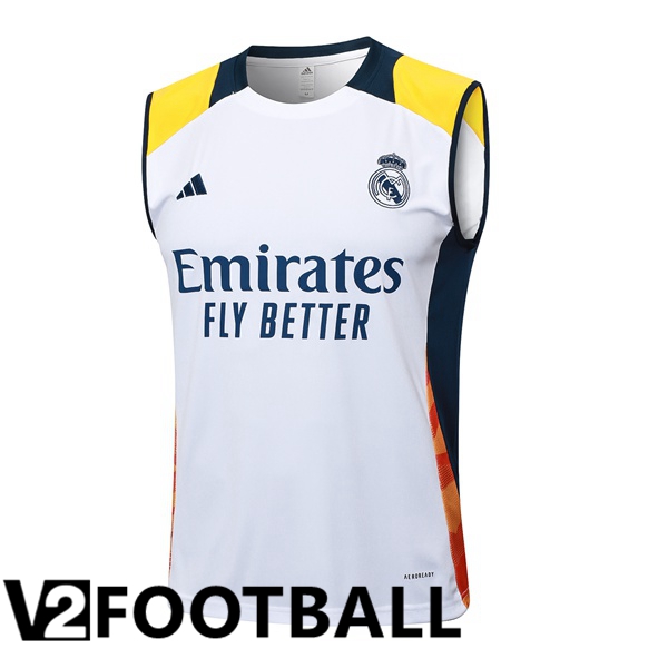 Real Madrid Soccer Vest White 2024/2025