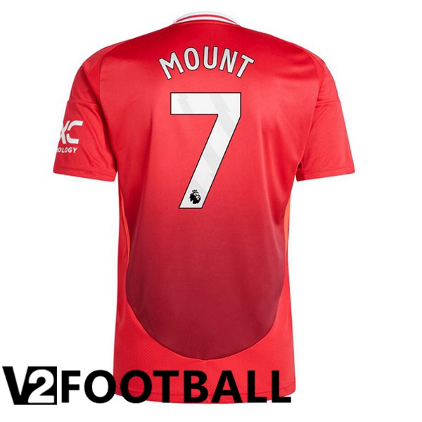 Manchester United (Mount 7) Home Soccer Shirt Red 2024/2025