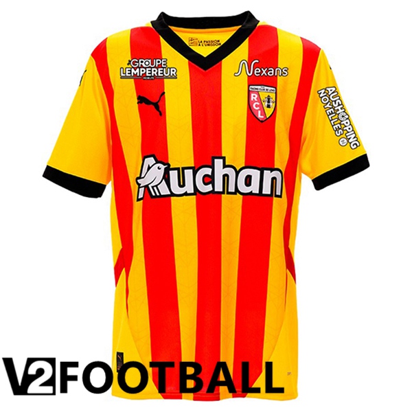 RC Lens Home Soccer Shirt 2024/2025