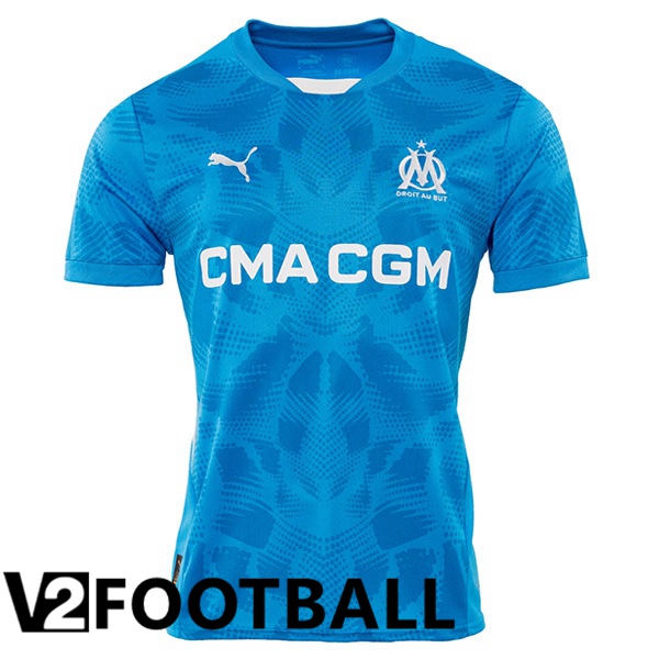 Marseille OM Goalkeeper Soccer Shirt Blue 2024/2025