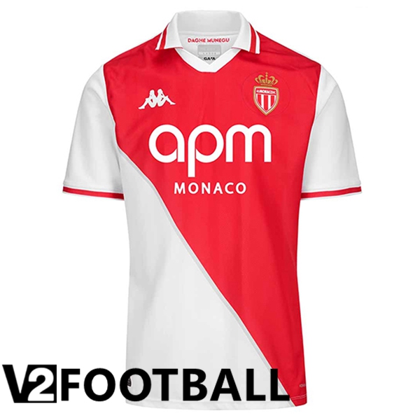 AS Monaco Home New Soccer Shirt 2024/2025