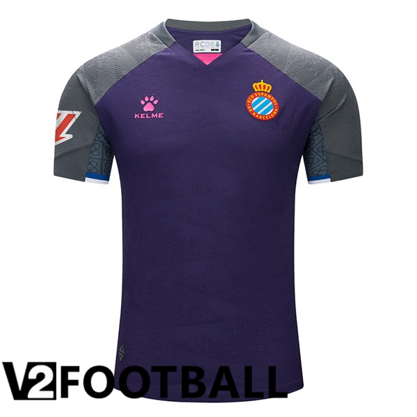 RCD Espanyol Away Soccer Shirt Purple 2024/2025