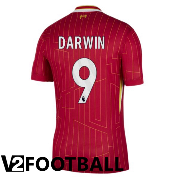 FC Liverpool (DARWIN 9) Home Soccer Shirt Red 2024/2025