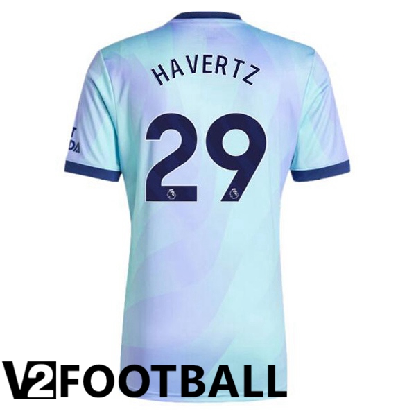 Arsenal (HAVERTZ 29) Third Soccer Shirt Blue 2024/2025