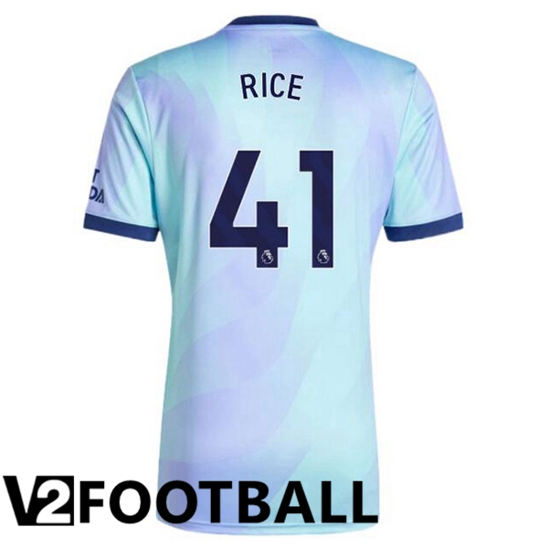 Arsenal (RICE 41) Third Soccer Shirt Blue 2024/2025