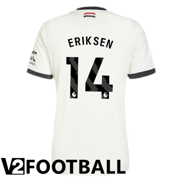 Manchester United (Eriksen 14) Third Soccer Shirt White 2024/2025