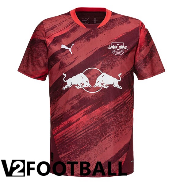 RB Leipzig Away Soccer Shirt Red 2024/2025