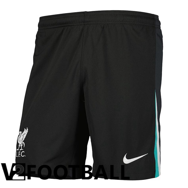 FC Liverpool Away Soccer Shorts Black 2024/2025