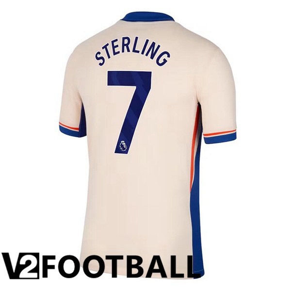 FC Chelsea (Sterling 7) Away Soccer Shirt Yellow 2024/2025