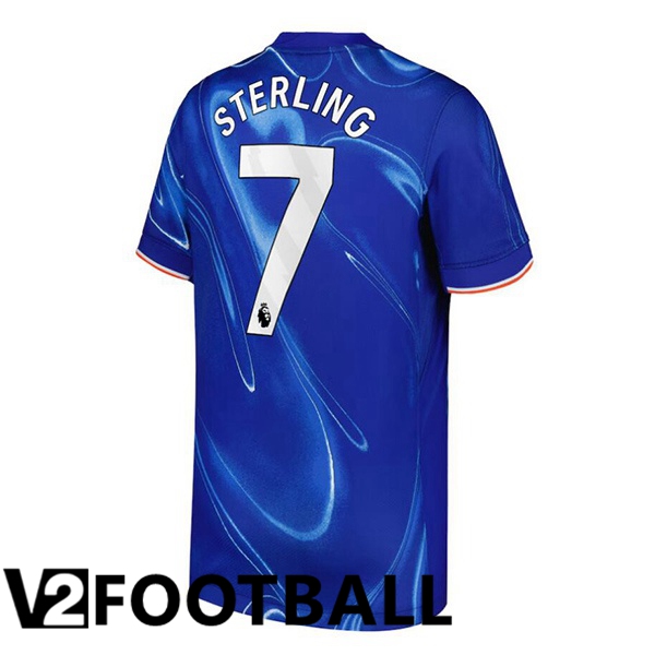 FC Chelsea (Sterling 7) Home Soccer Shirt Blue 2024/2025