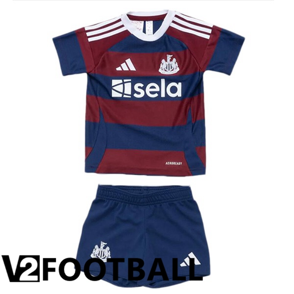 Soccer Shirt Newcastle United Kids Third Blue Red 2024/2025