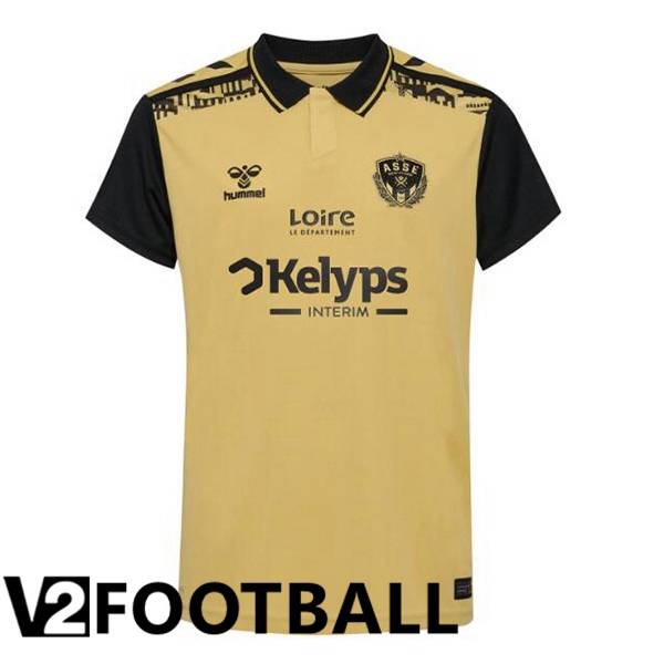 AS St Etienne Third Soccer Shirt Yellow 2024/2025