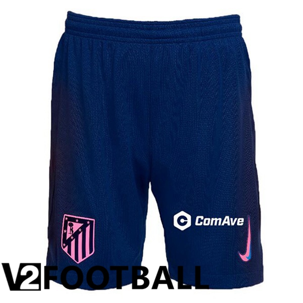 Atletico Madrid Third Soccer Shorts Blue 2024/2025