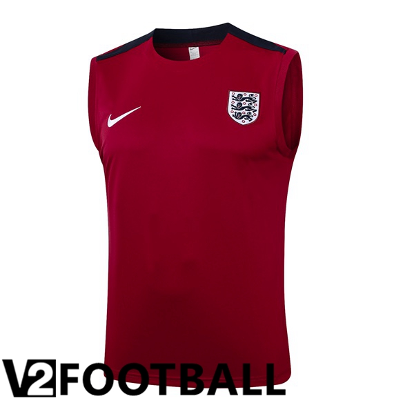 England Gilet Soccer Red 2024/2025