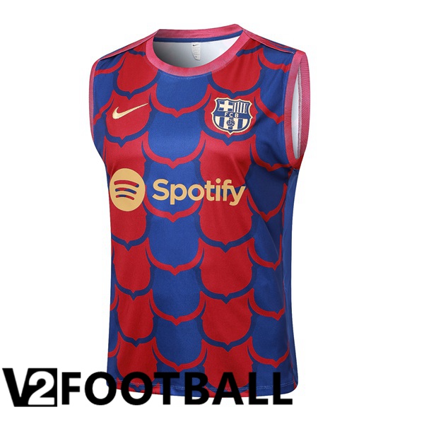 FC Barcelona Gilet Soccer Red Blue 2024/2025