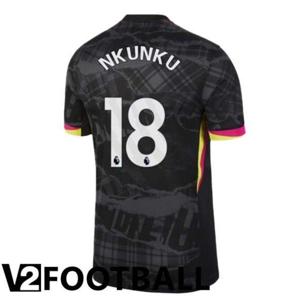 FC Chelsea (Nkunku 18) Third Soccer Shirt Black 2024/2025