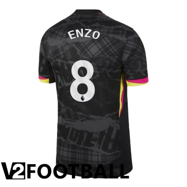 FC Chelsea (Enzo 8) Third Soccer Shirt Black 2024/2025