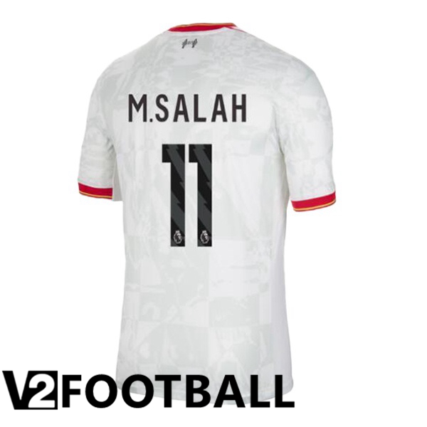 FC Liverpool (M.SALAH 11) Third Soccer Shirt White 2024/2025