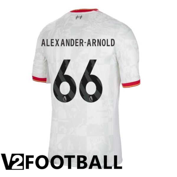 FC Liverpool (ALEXANDER-ARNOLD 66) Third Soccer Shirt White 2024/2025