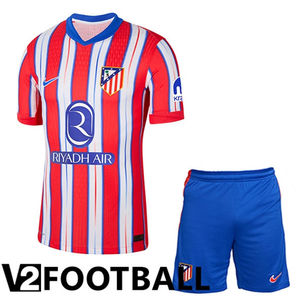 Atletico Madrid Kids Home New Soccer Shirt 2024/2025