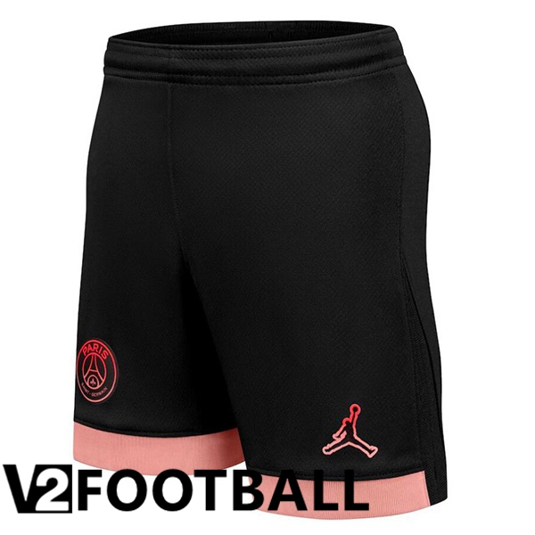 Paris PSG Third Soccer Shorts Black 2024/2025