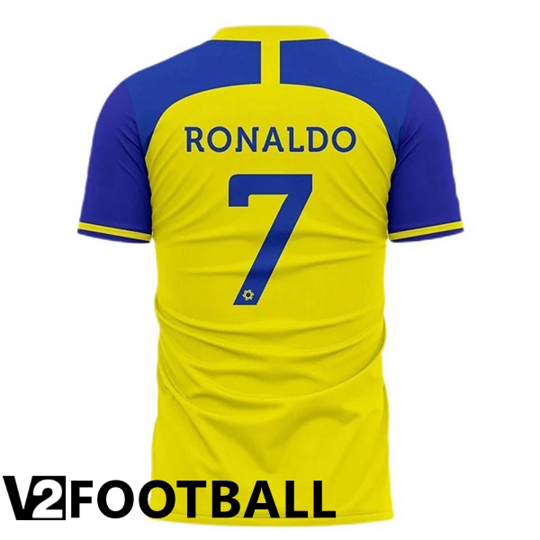 Al-Nassr FC (RONALDO 7) Soccer Jersey Home Yellow 2022/2023