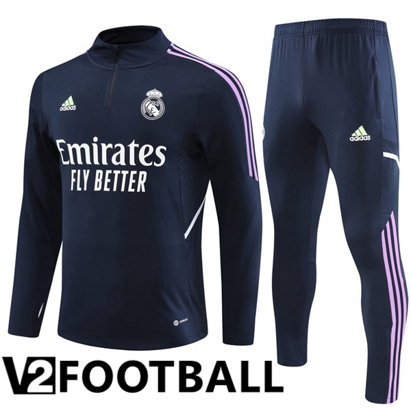 Real Madrid Training Tracksuit Suit Royal Blue 2023/2024