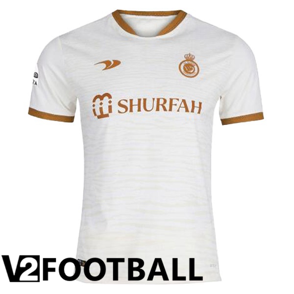 Al-Nassr FC Soccer Jersey Third White 2022/2023