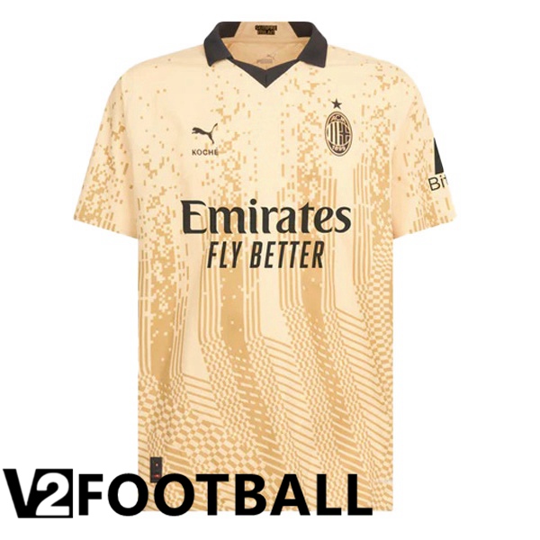 AC Milan Goalkeeper Soccer Jersey Yellow 2022/2023