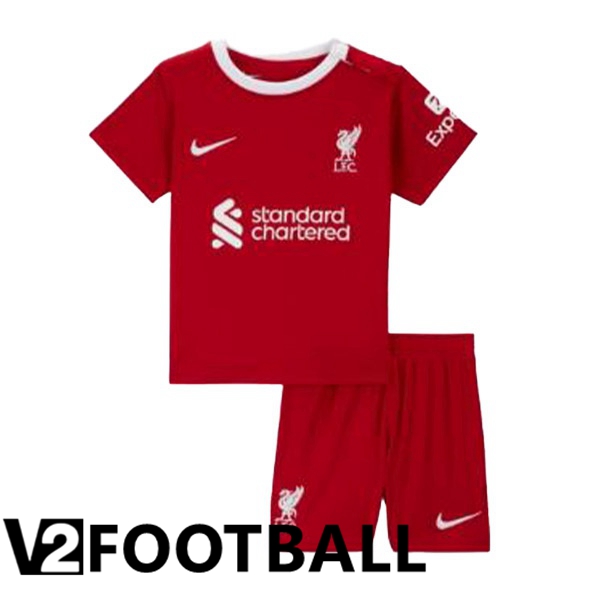 FC Liverpool Kids Football Shirt Home Red 2023/2024