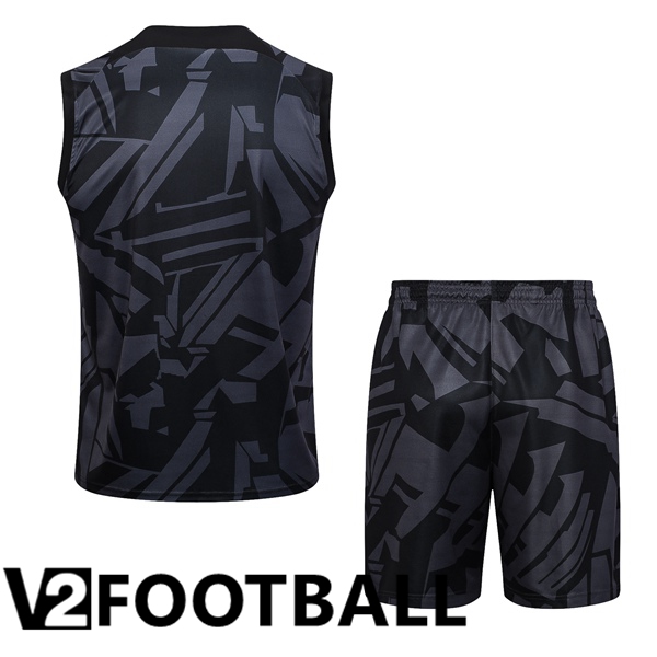 Paris PSG Soccer Vest + Shorts Black 2023/2024