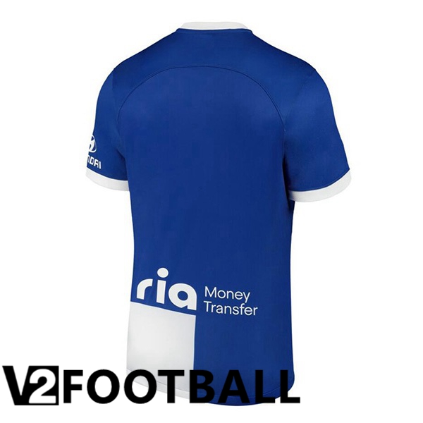 Atletico Madrid Football Shirt Away Blue 2023/2024