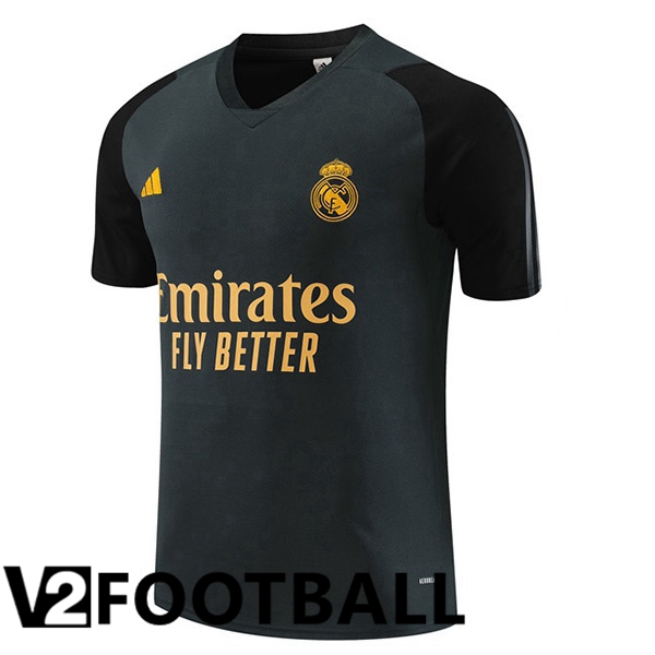 Real Madrid Training T Shirt Grey 2023/2024