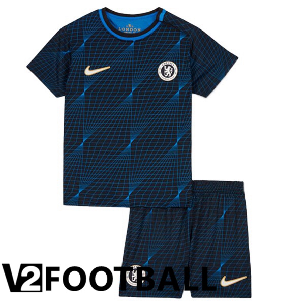 FC Chelsea Kids Soccer Shirt Away Blue 2023/2024