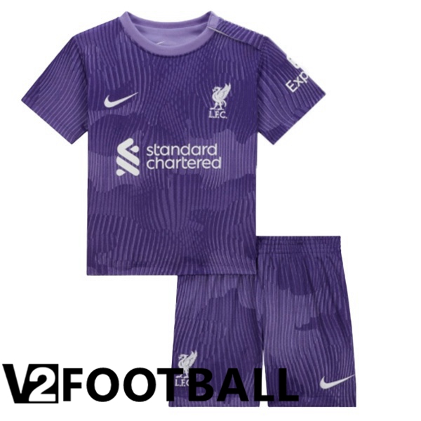 FC Liverpool Kids Soccer Shirt Third Purple 2023/2024