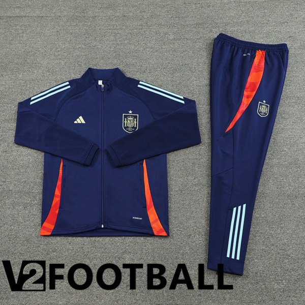 Spain kit Training Jacket Suit Blue Royal 2024/2025