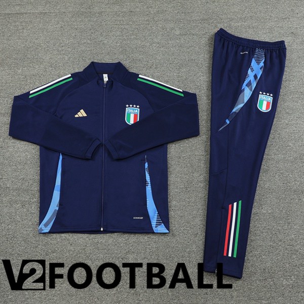 Italy kit Training Jacket Suit Blue Royal 2024/2025