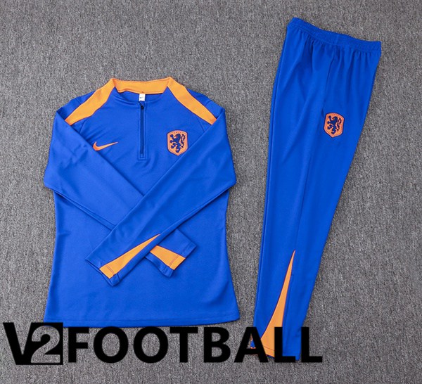 Netherlands kit Training Tracksuit Blue 2024/2025