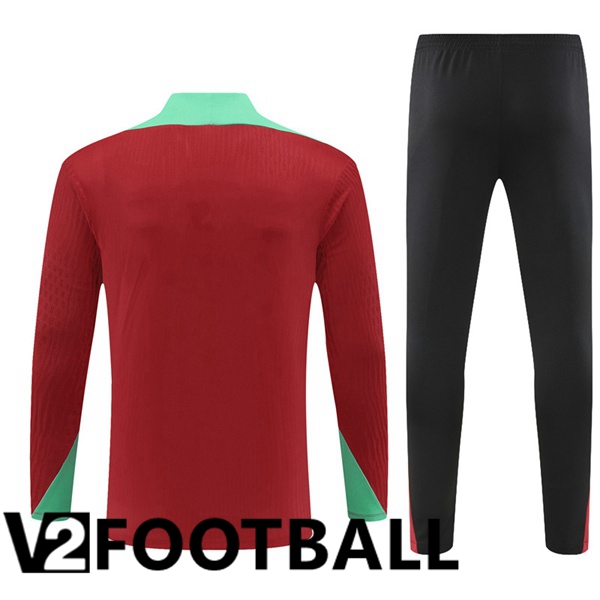 Portugal kit Training Tracksuit Red 2024/2025