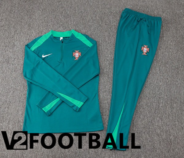 Portugal kit Training Tracksuit Green 2024/2025