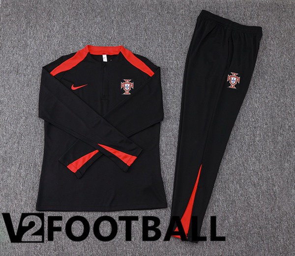 Portugal kit Training Tracksuit Black 2024/2025