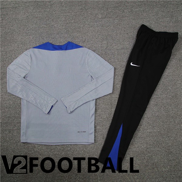 Inter Milan kit Training Tracksuit Grey 2024/2025