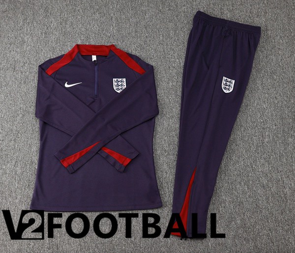 England kit Training Tracksuit Purple 2024/2025