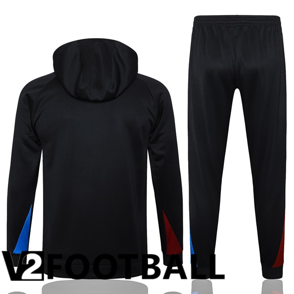FC Barcelona Training Tracksuit Sweatshirt Hoodie Black 2024/2025