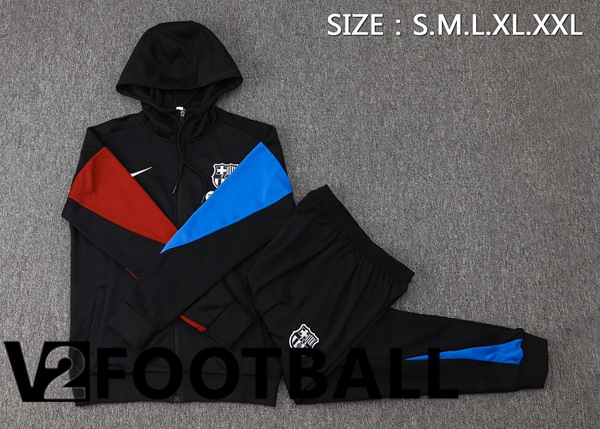 FC Barcelona Training Tracksuit - Windbreaker Black 2024/2025