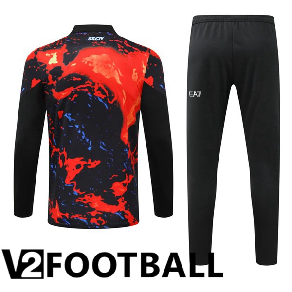 SSC Napoli kit Training Tracksuit Red Black 2024/2025