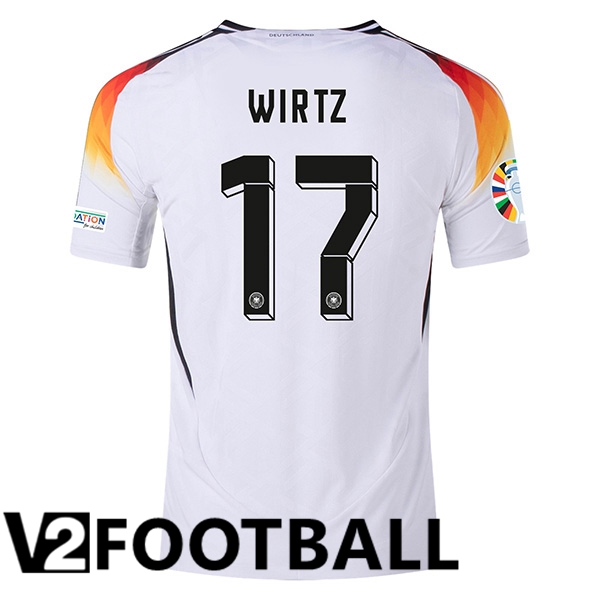 Germany (WIRTZ 17) Home Soccer Shirt UEFA Euro 2024