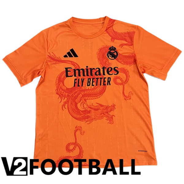 Real Madrid Soccer Shirt Special Edition Orange 2024/2025