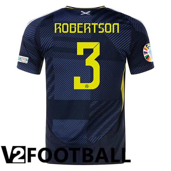 Scotland (ROBERTSON 3) Home Soccer Shirt 2024/2025