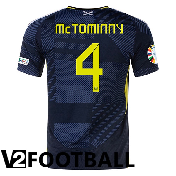 Scotland (McTOMINAY 4) Home Soccer Shirt 2024/2025